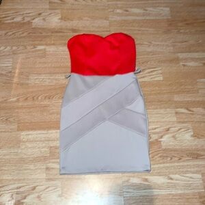 Body Central Orange and Tan Dress Belt not Included Tag is illegible Fits Small